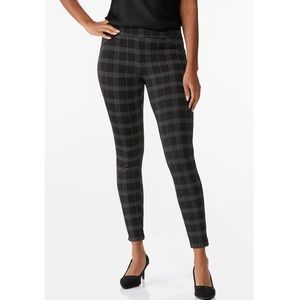Plaid Casual Dress Pants Stretchy Mid Rise by Dahlia New Size 2X Slacks